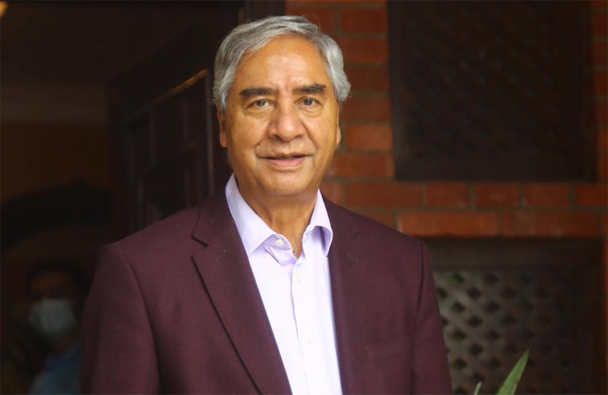 नेपाली फुटबल टिमलाई प्रधानमन्त्री देउवाको बधाई